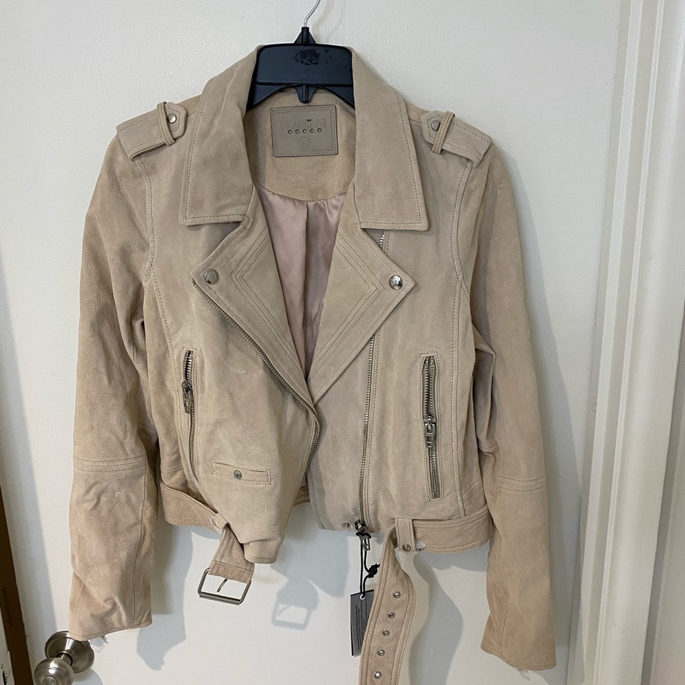 Suede Moto Jacket